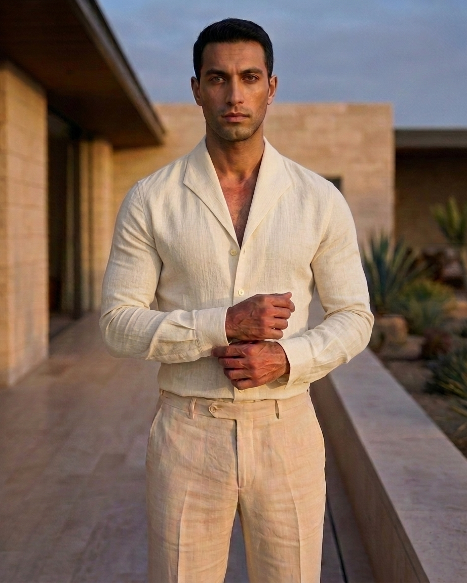 Cooper Linen Shirt – Cream