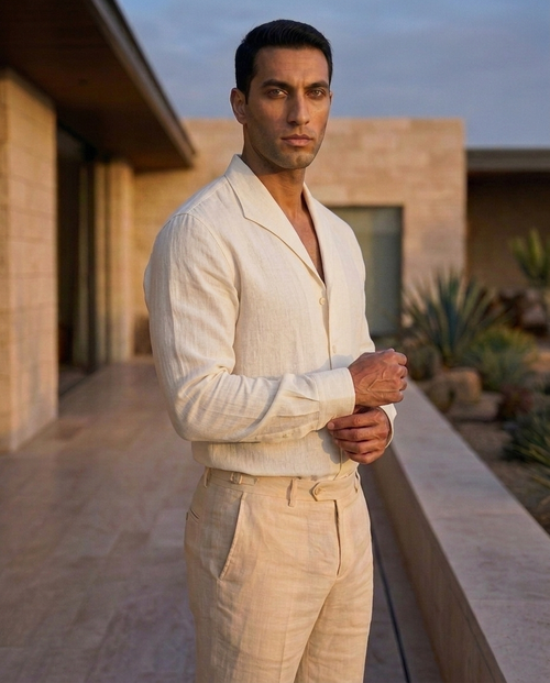 Cooper Linen Shirt – Cream