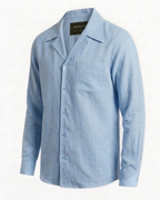 Shirt — Sky blue  Cuban Linen