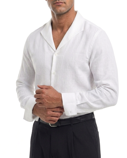 Shirt — Cream  Cooper Linen