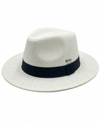 Panama Fedora — White
