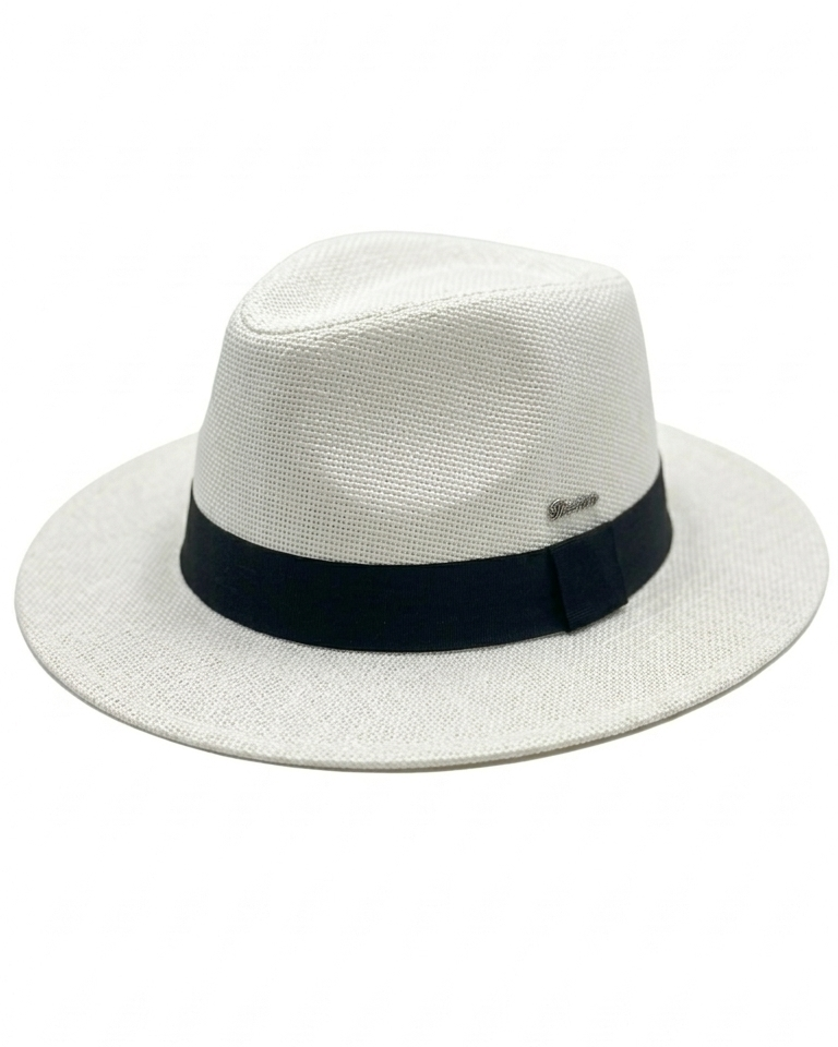 Panama Fedora — White