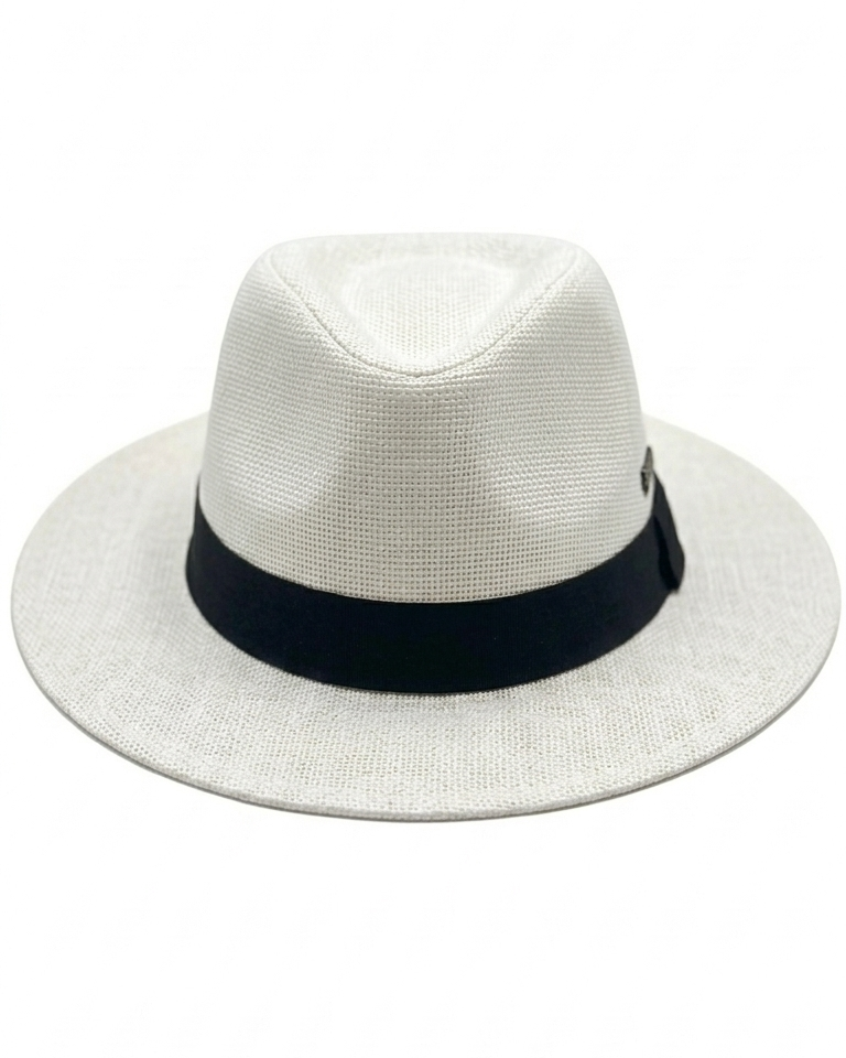 Panama Fedora — White